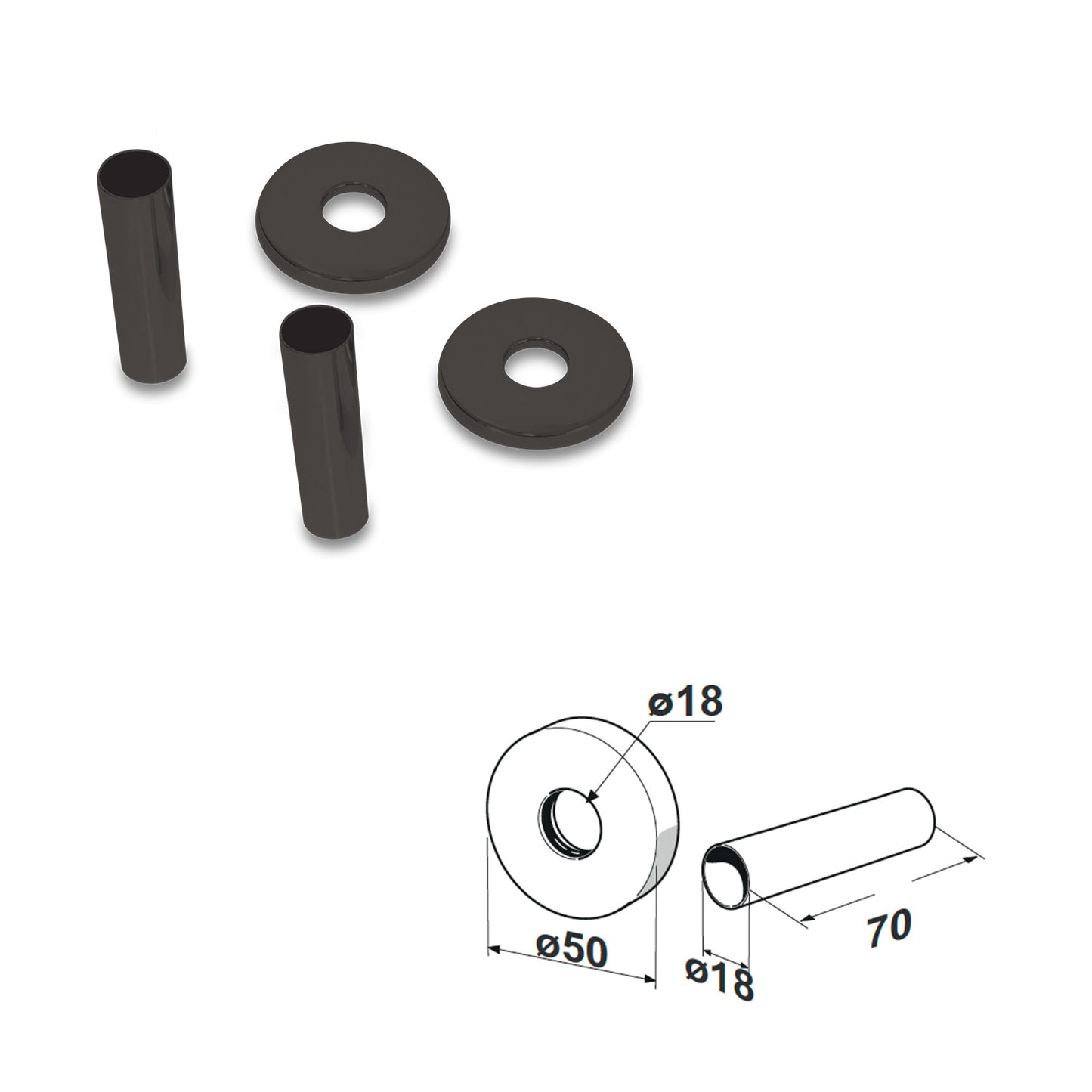 Pipe Covering Kit - Steel
