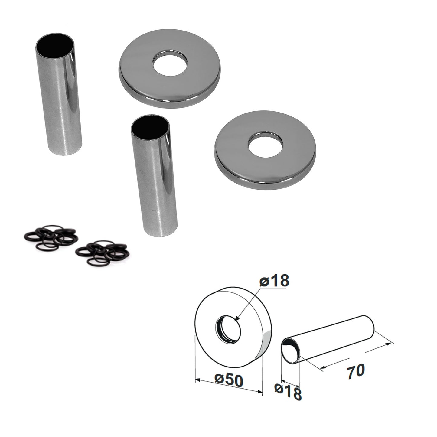 Pipe Covering Kit - Steel