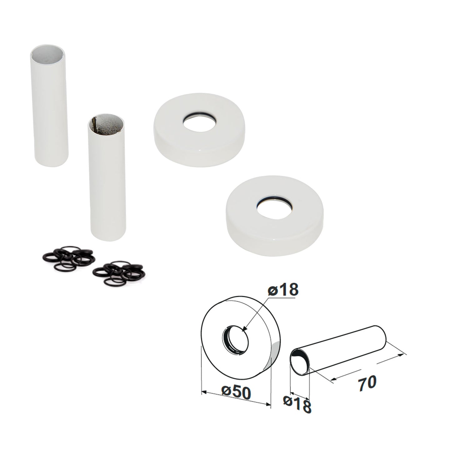 Pipe Covering Kit - Steel