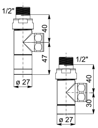 Elegant Valve Reverse Manual - Polished Stainless Steel