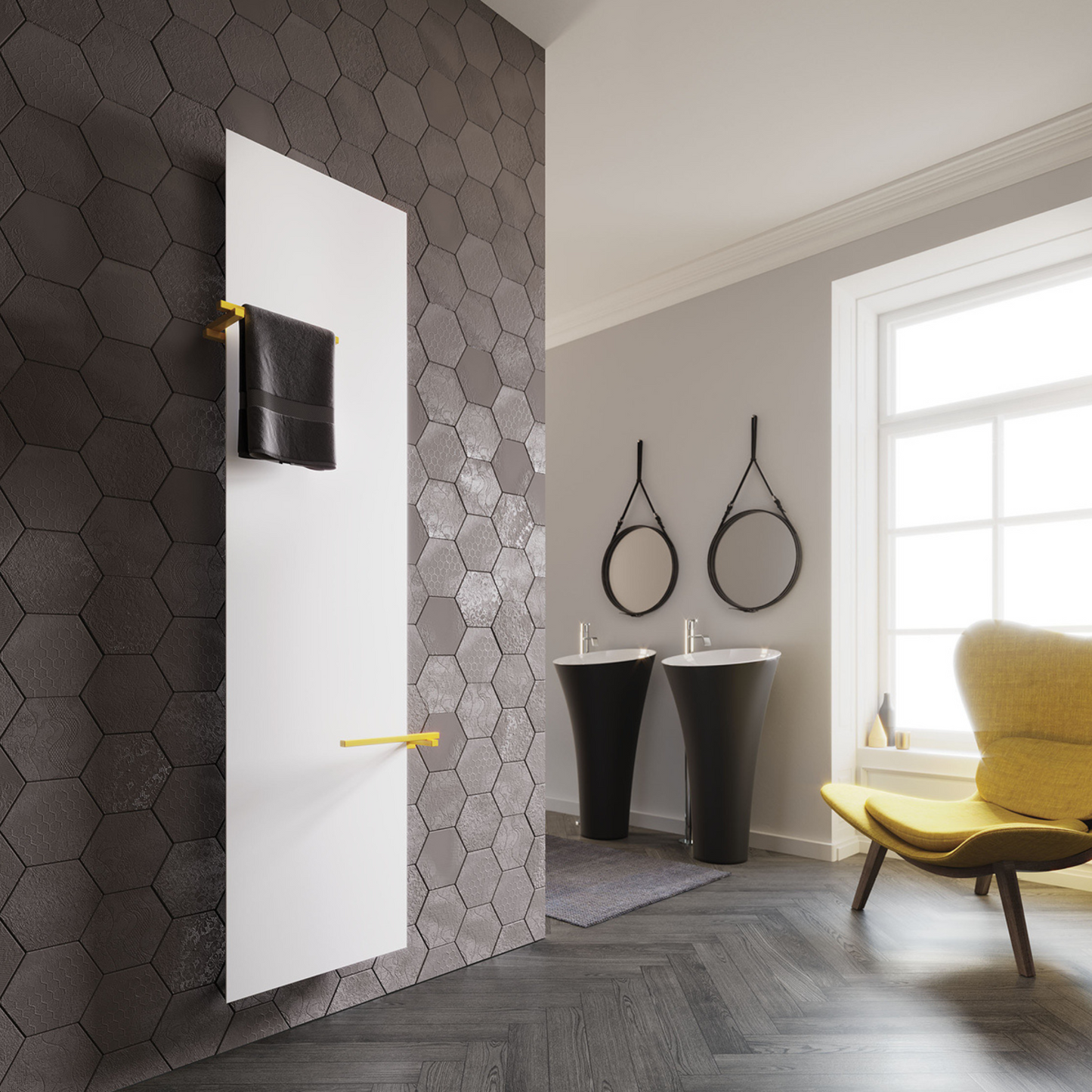 Frame | Vertical Hot Water Radiator