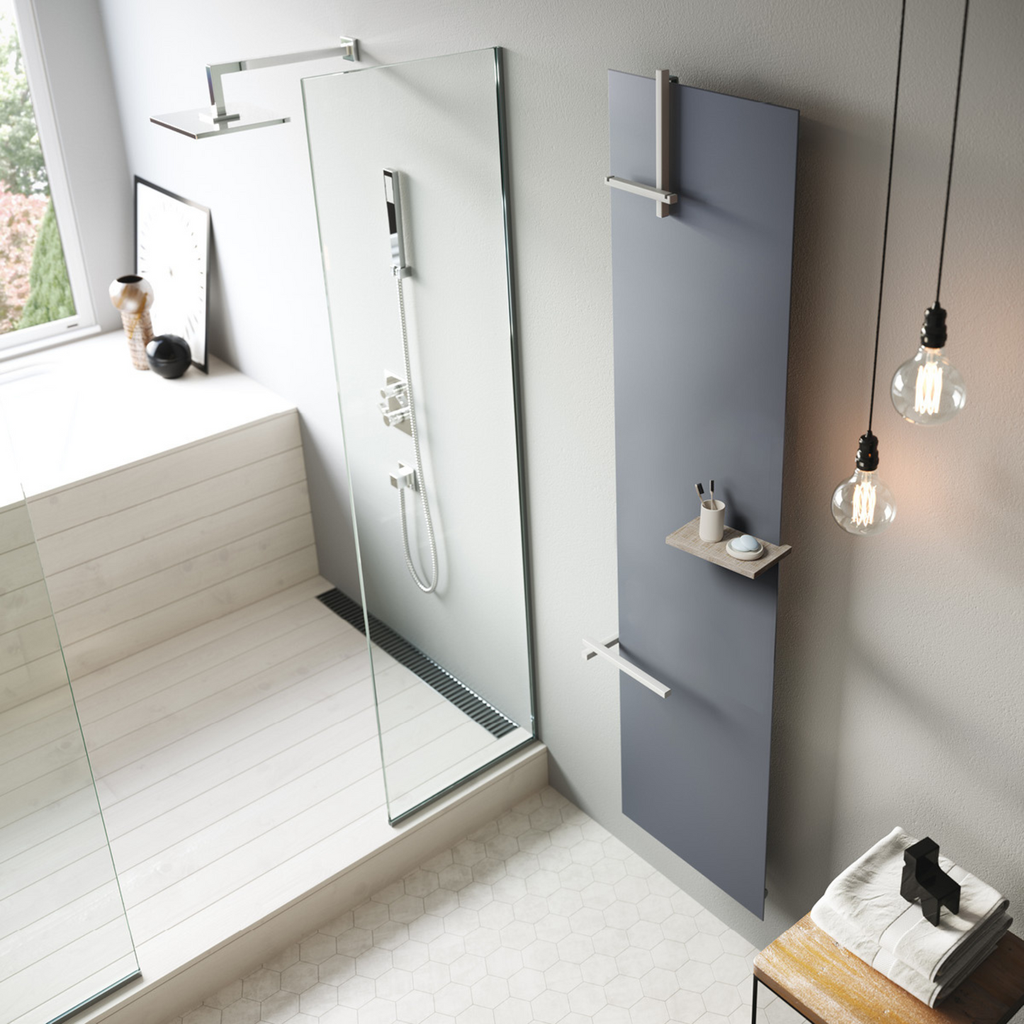 Frame hydronic radiator