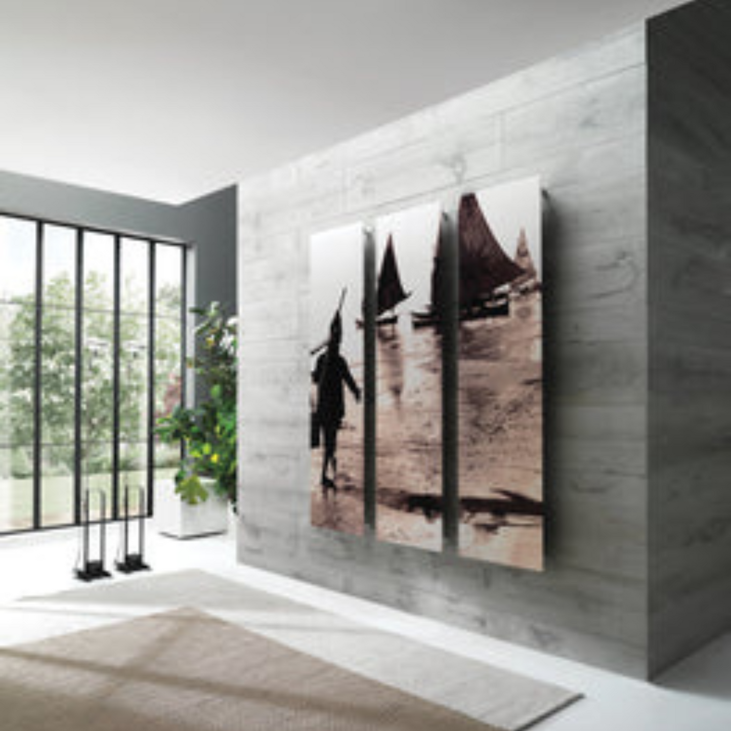 Frame Max | Vertical Hot Water Radiator
