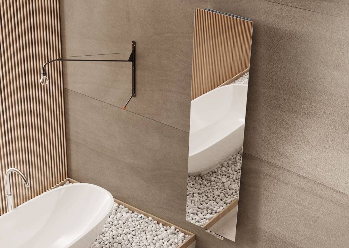 Frame Plus Stainless Steel | Vertical Hot Water Radiator
