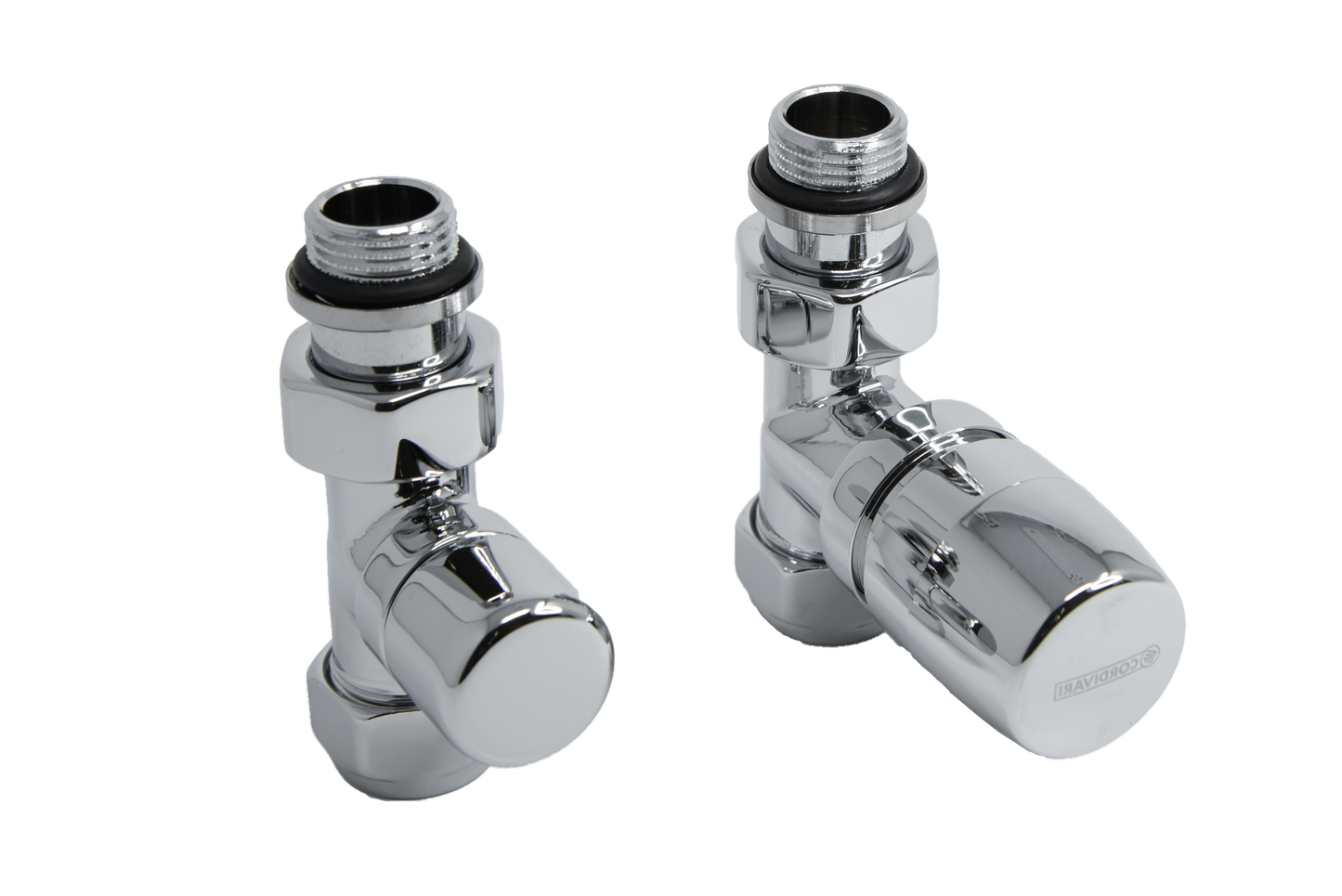 Kristal Total Color Valve Straight with Thermostatic Option - Multiple Finishes Available