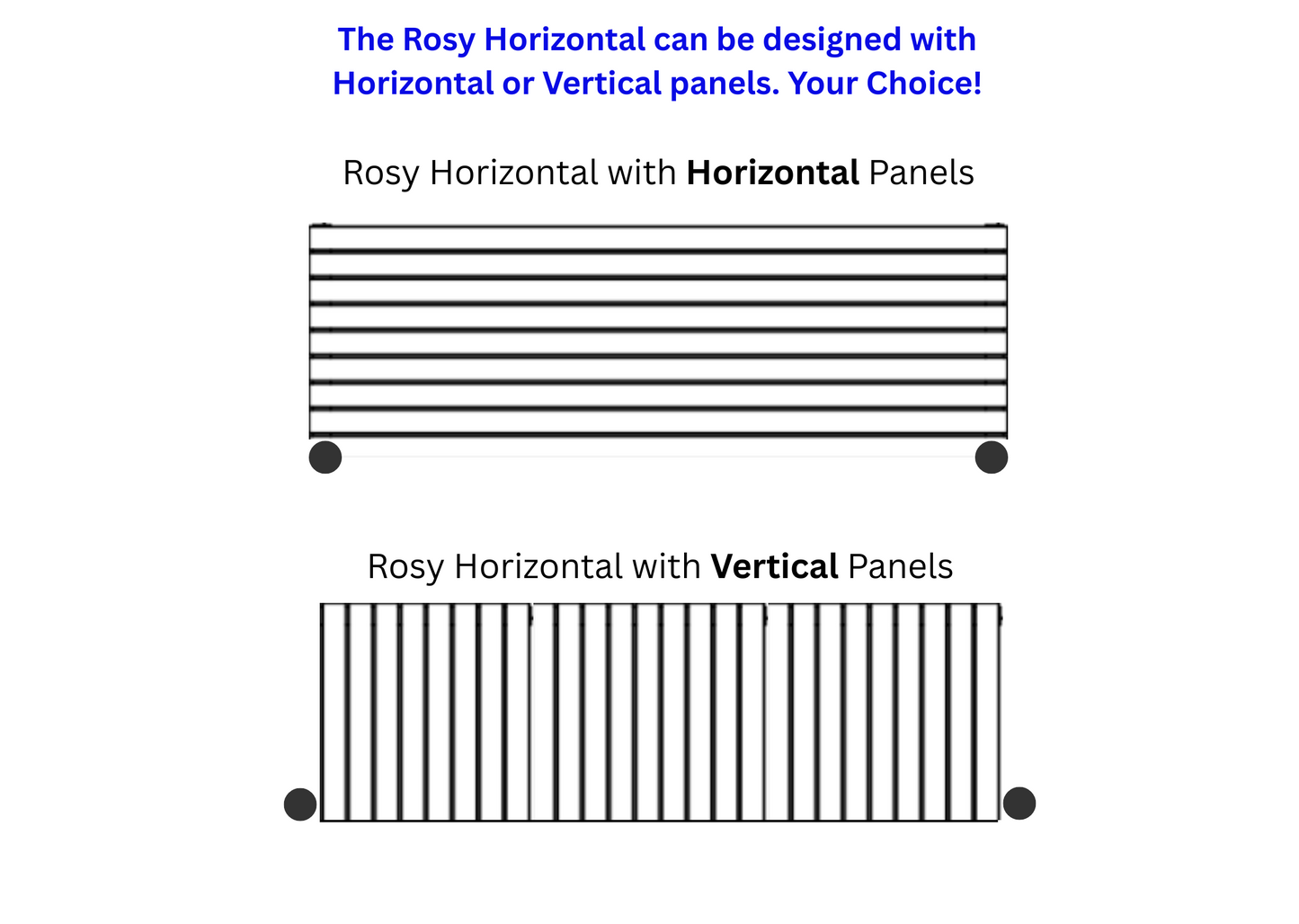 Rosy | Horizontal Hot Water Radiator