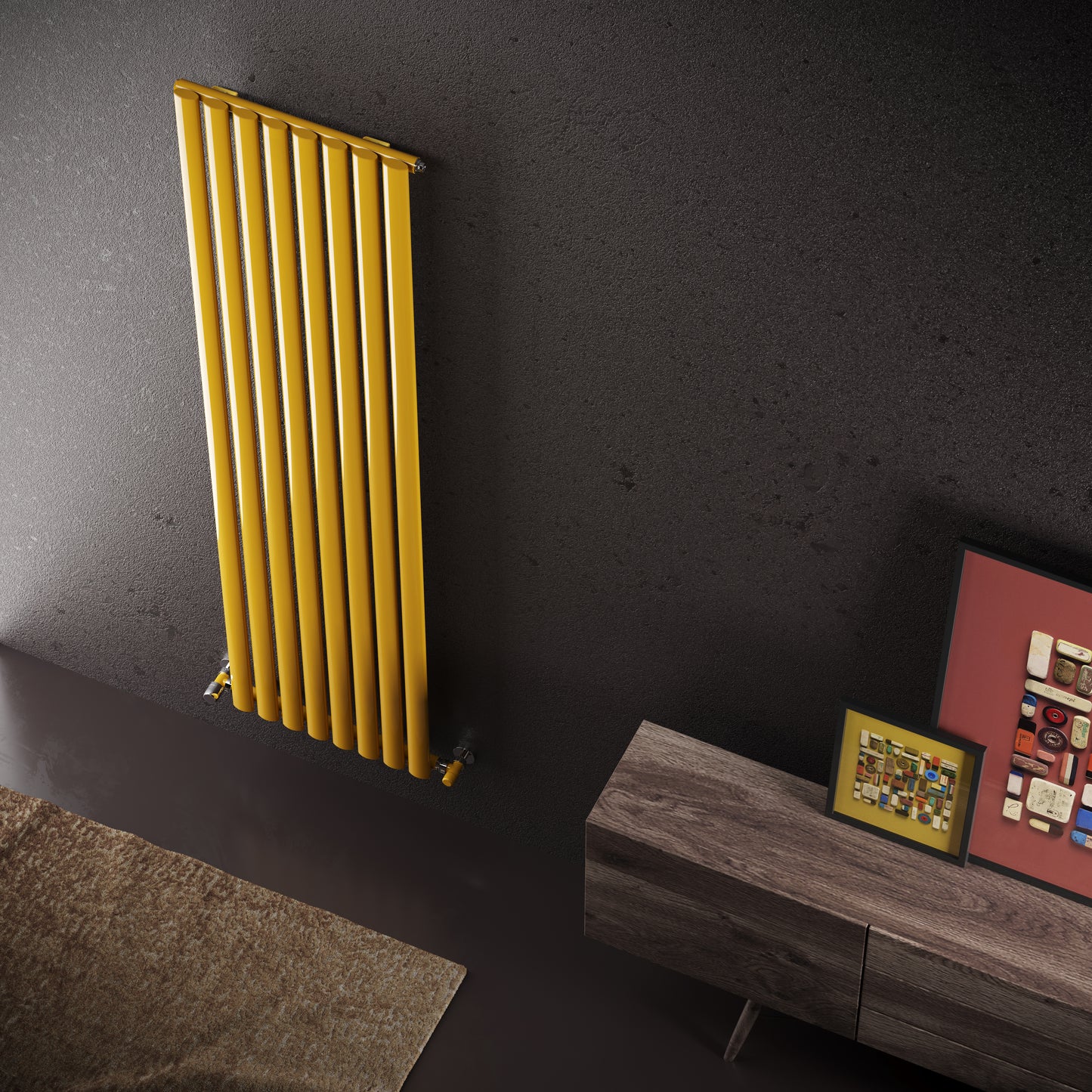 Tamara | Vertical Hot Water Radiator