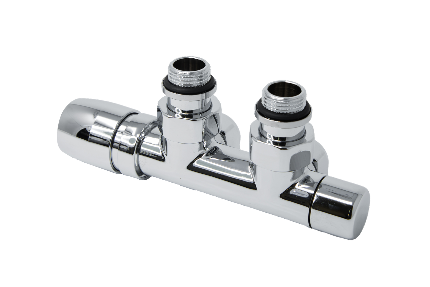 Kristal Total Color Valve Square with Pipe Centers 50mm and Thermostatic Option (Left/Right) - Multiple Finishes Available