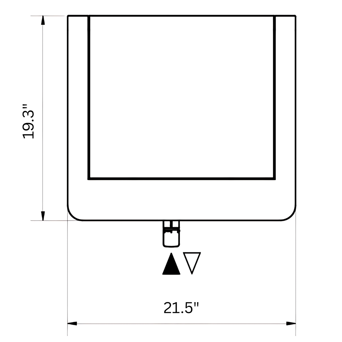 UNOPENED: Window - BI COLOR | Hot Water Towel Warmer | H 1'7" x W 1'10"