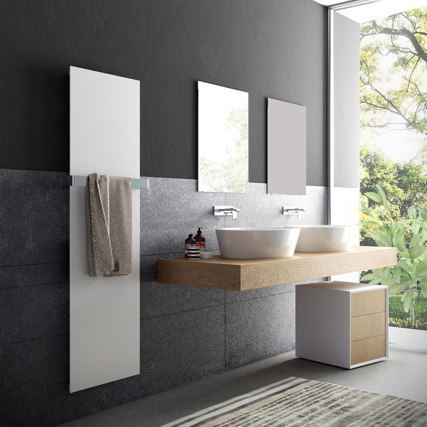 Frame | Vertical Hot Water Radiator