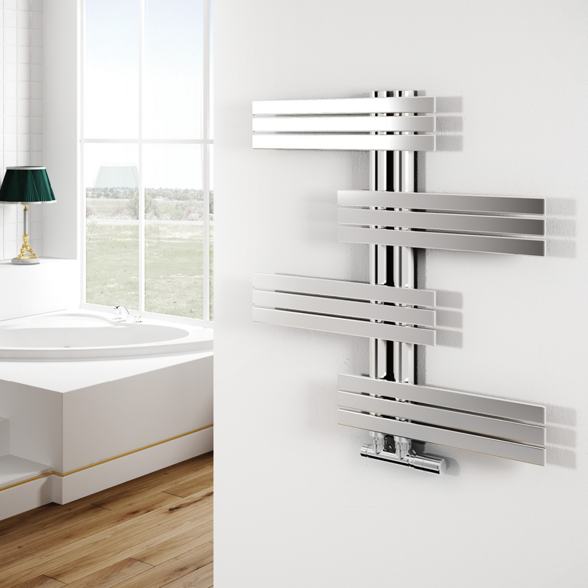 Babyla Stainless Steel Satin Radiator