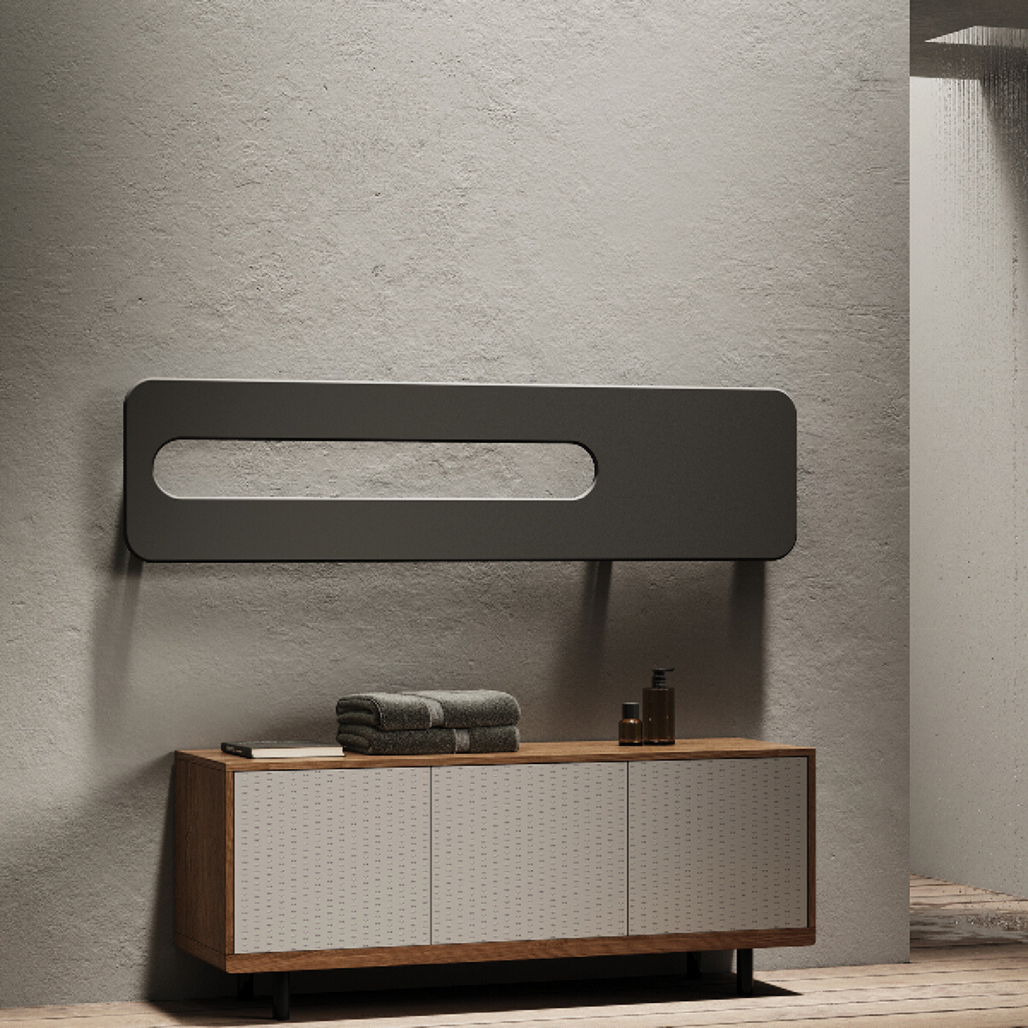 Badge | Horizontal Hot Water Radiator Towel Warmer