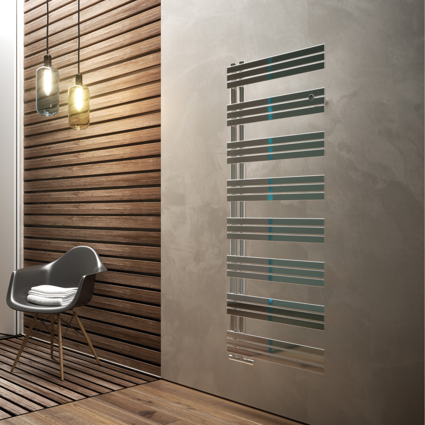 Celine Satin Stainless Steel Cordivari Radiator