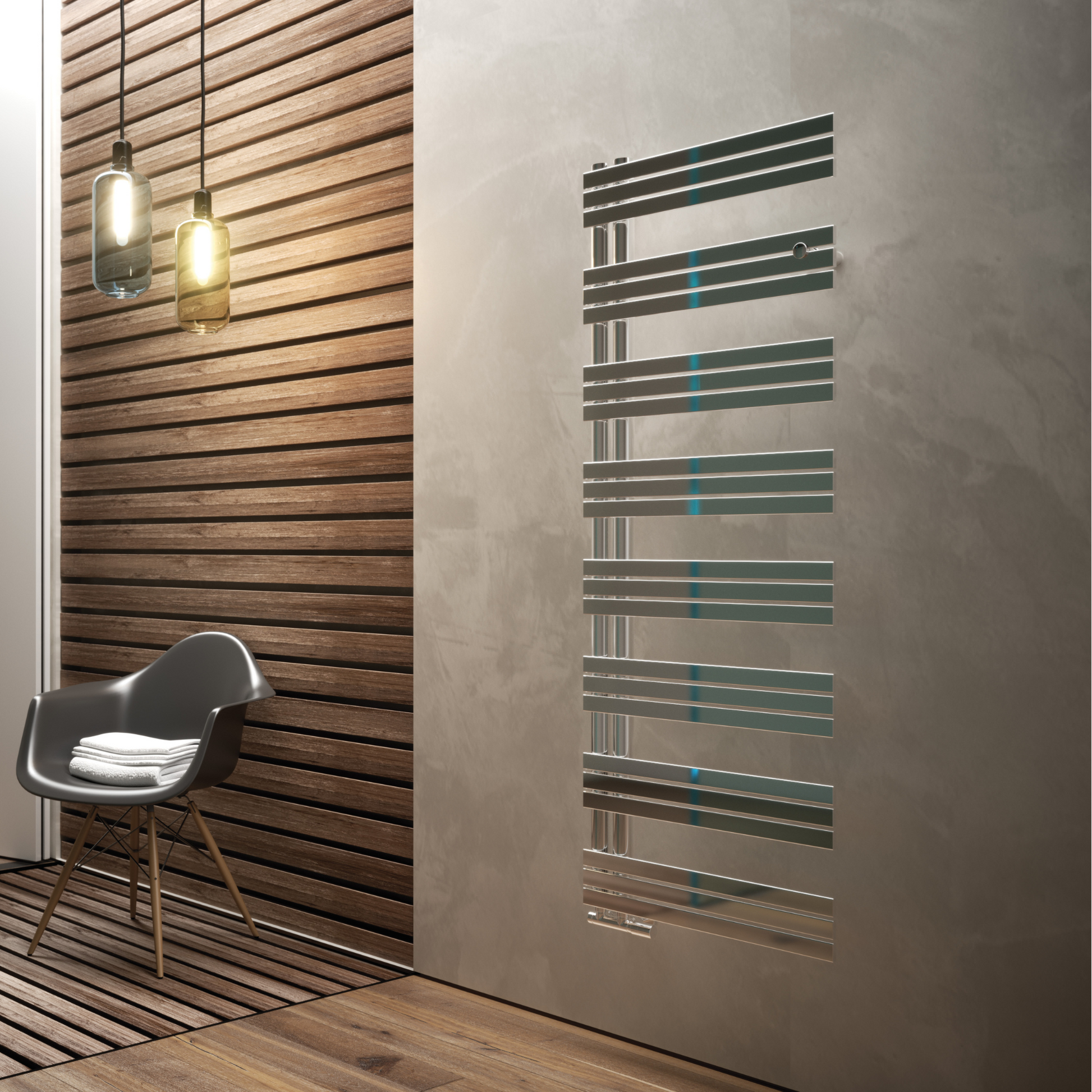 Celine Satin Stainless Steel Cordivari Radiator