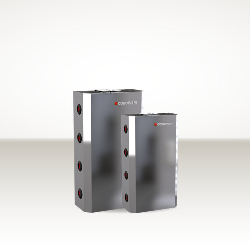 Two Cordivari Buffer Tanks for Heat Pumps