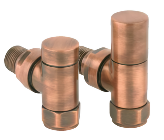 Elegant Square Valve - Antique Copper