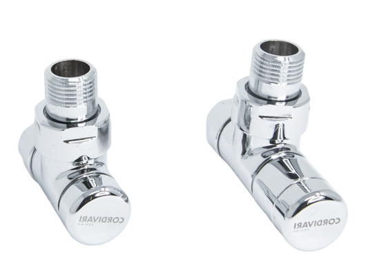 Elegant Angled Valve Manuel - Multiple Finishes Available