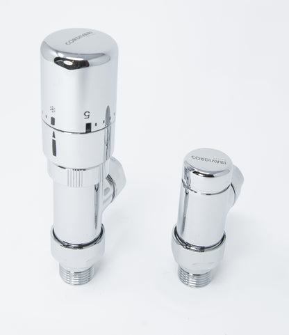 Elegant Valve Reverse with Thermostatic Head - Polished Stainless Steel