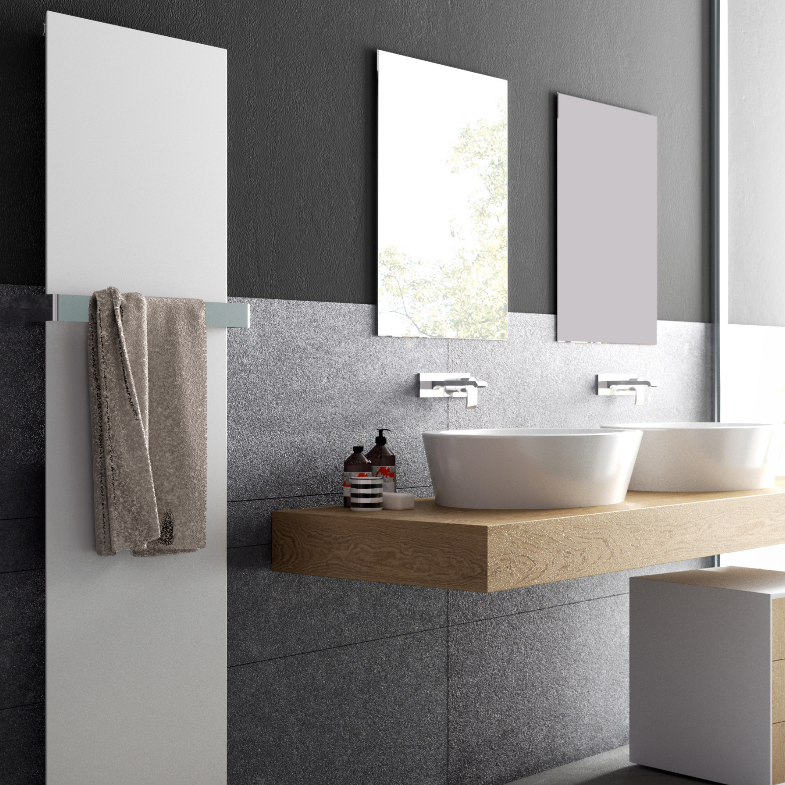 Frame Plus Modern Towel Warmer Cordivari