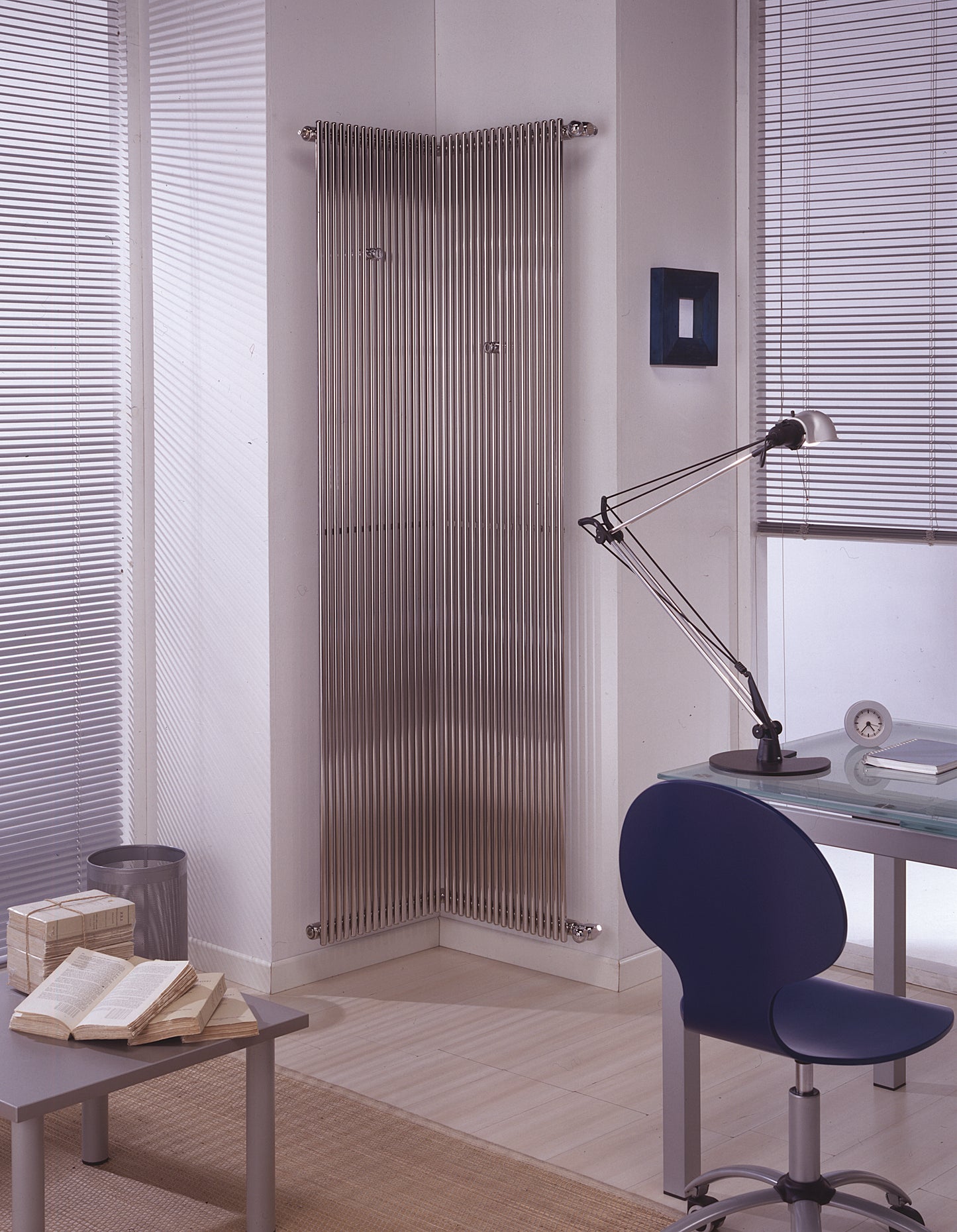 Giada 18  | Stainless Steel Vertical Hot Water Radiator