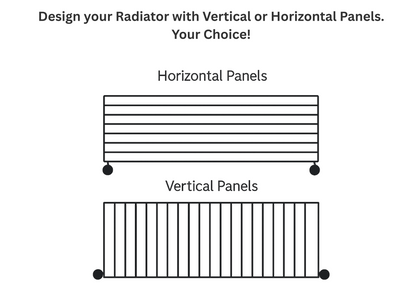 Tamara Tandem | Horizontal Hot Water Radiator