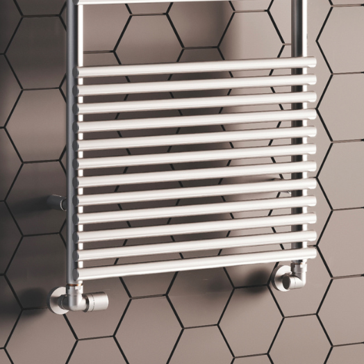 Kristal Total Color Corner Valve with Thermostatic Option (Left/Right) - Multiple Finishes Available