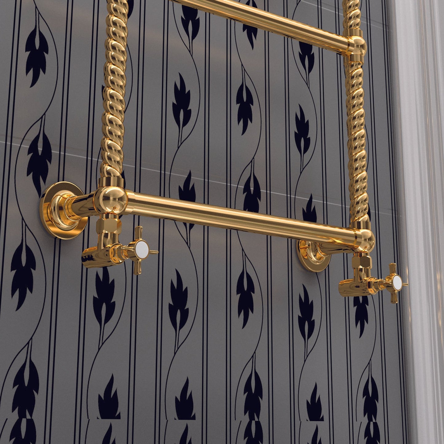 Elegant Classic Angled Valves - Stainless Steel