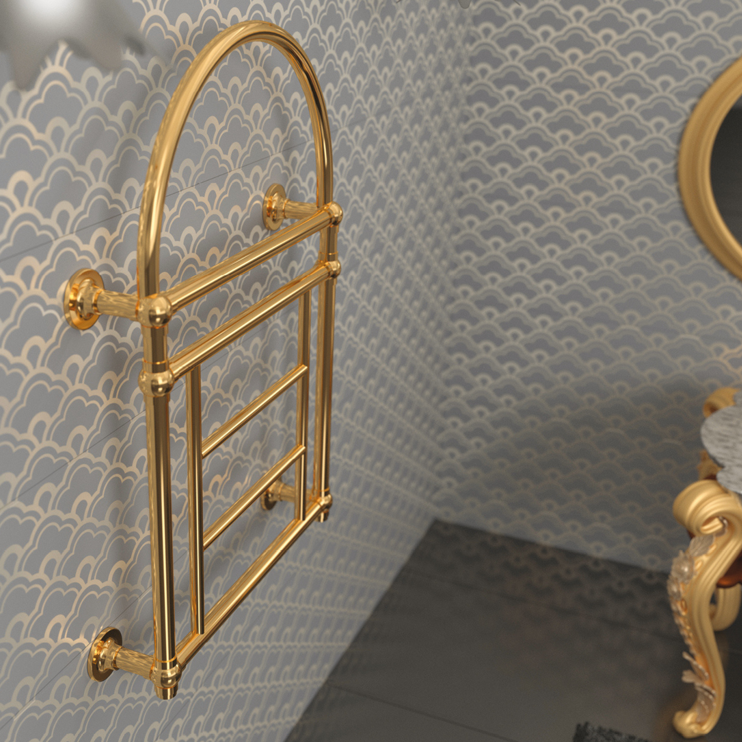 Retro III | Hot Water Towel Warmer