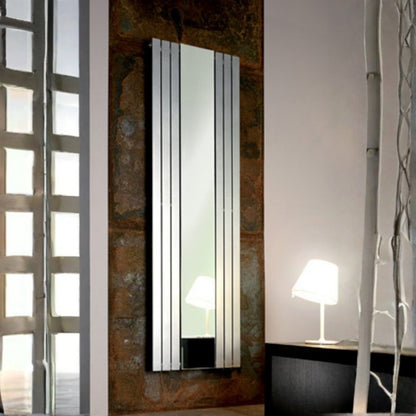 Rosy Mirror | Vertical Hot Water Radiator