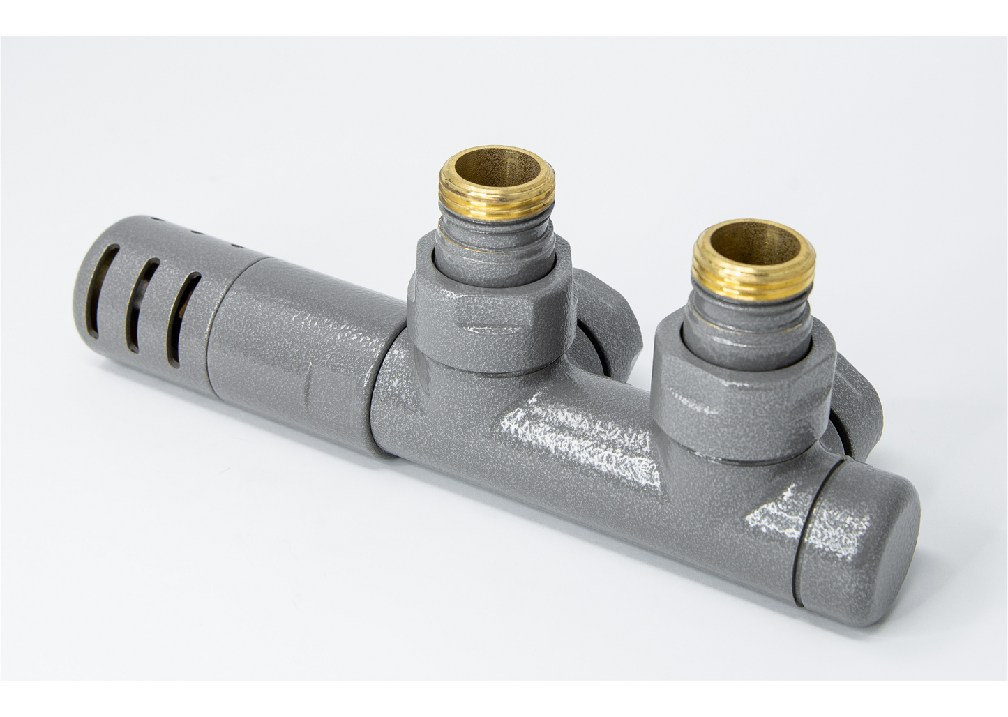 Tinta Square Valve (Left) Pipe Centers 50 mm - with Thermostatic Head