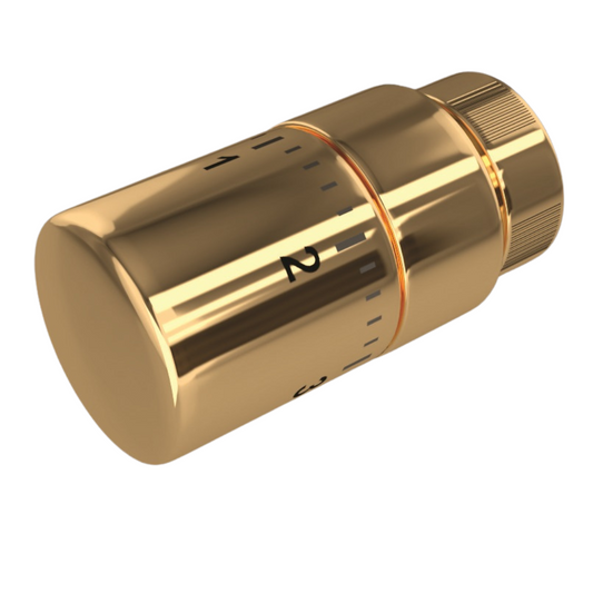 Thermostatic Heads - Gold Stainless Steel
